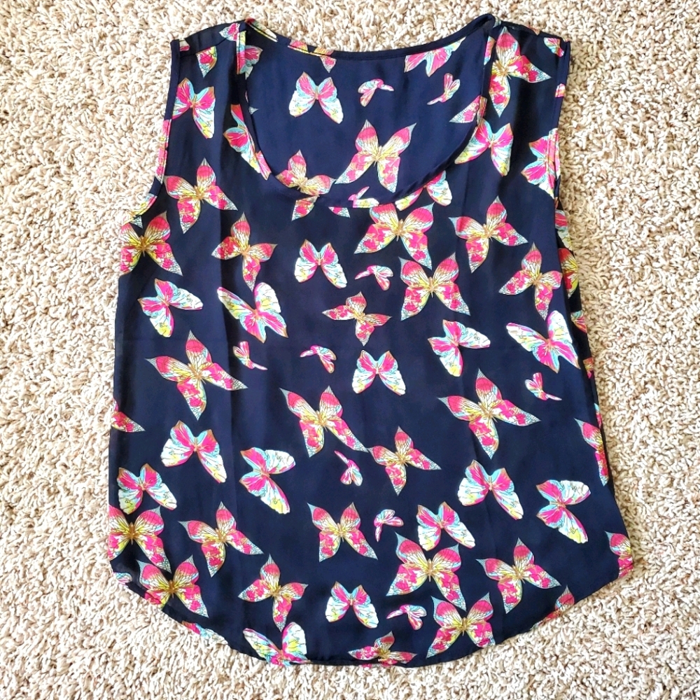 Sheer🦋 butterfly spring tank top